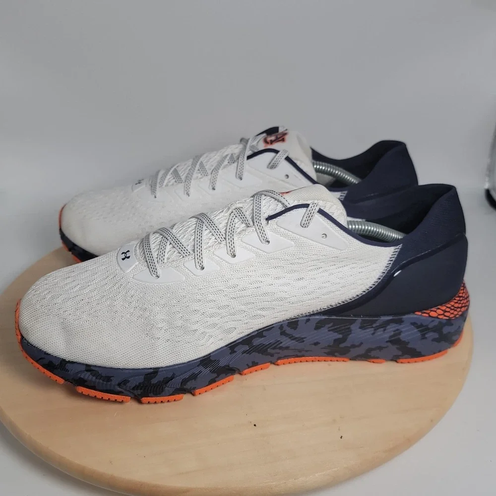Under Armour HOVR Sonic 4 Auburn Tigers Mens Size 13 White Navy Running Shoes